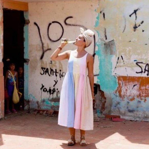 Colorful Rainbow Dress - Picture 1 of 2